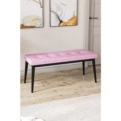 Hanah Home klupa Pera Bench, 105 cm, roze / crna