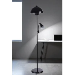 Podna lampa Devin, Crna