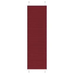 Plisirana zavjesa Bordo crvena 65x200 cm Širina tkanine 64,4 cm Poliester