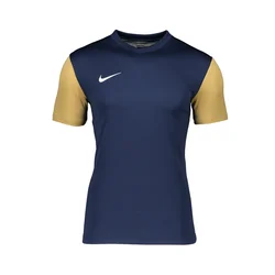 NIKE Funkcionalna majica pesek/temno modra/bela
