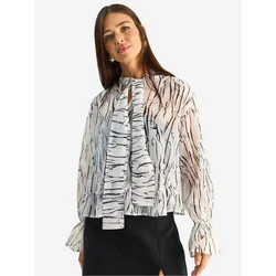 Bianco Lucci Bluza črna/bela