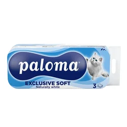 Toalet papir PALOMA EXCLUSIVE SOFT 3-sl. 10x110 lis