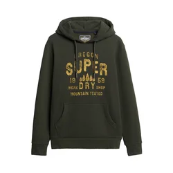 Superdry & Co Majica kaki/oliva