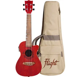 FLIGHT DUC380 CEQ CORAL CONCERT UKULELE