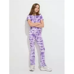 Sinsay - Flare tajice sa tie-dye uzorkom - lavanda