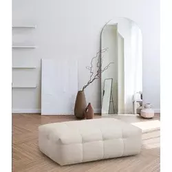 Atelier del Sofa Tabure 120x80x42cm, Bež