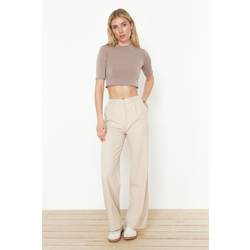 Trendyol Beige Wide Leg/Wide Leg Woven Pants