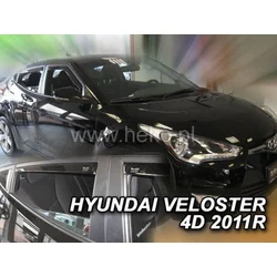 Heko Bočni vetrobrani Team za HYUNDAI VELOSTER 2011+ 5D UK, Prednji i zadnji