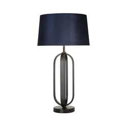 Searchlight EU91101AZ - Stona lampa CHIC 1xE27/60W/230V plava