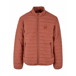 Lightweight terracotta bubble jacket