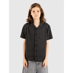 Blue Tomato Striped Linen Shirt dark stripe