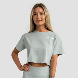 GymBeam Ženski Crop Top Limitless Eucalypt