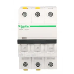 Schneider Odklopnik 3P B 20A 6kA AC iC60N-B20-3 Acti9 A9F03320
