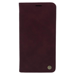 Maska za telefon LEATHER RETRO FLIP za Samsung A03S, Bordo