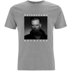 Bryan Adams Majica Reckless Unisex Grey 2XL