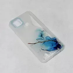 TELEMPIRE Maska za telefon Water Spark za Realme C21 plava