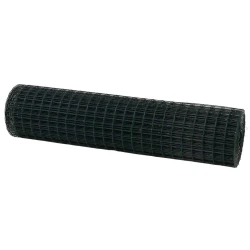 Euro ograda Zelena 1 x 10 m Željezo prekriveno PVC-om