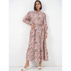 Bigdart Obleka Maxi temno roza