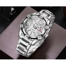 Naviforce 9117M Silver muški sat sa metalnom narukvicom