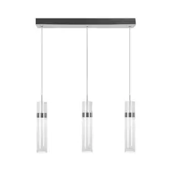 LED luster na sajli AMBIENTE 3xLED/6W/230V 3000/4000/6000K sjajni hrom