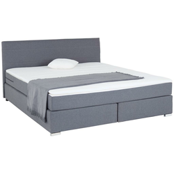 Modern Living Postelja Boxspring Catania, Antracit, 140x200