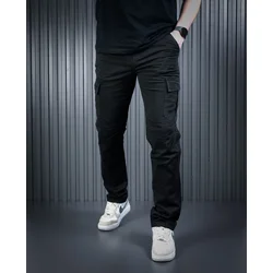 Denistar Muške pantalone 100/2795, Kargo, Crne