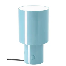 SPETSBOJ Stona lampa, podesivog intenziteta/svetloplava, 22 cm