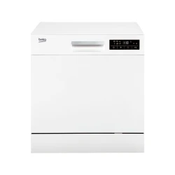 Beko Stona mašina za pranje sudova DTC36810W, 6 prgrama, 8 kompleta, Bela