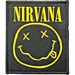 Nirvana Happy Face Iron-On Patch