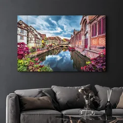 Wallity Dekorativna slika na kaljenom staklu, 70x110cm, Šarena