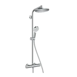 Hansgrohe hansgrohe Crometta S tuš sistem s termostatom, dežna prha 240mm, krom