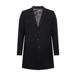 JACK & JONES Prehoden plašč, črna