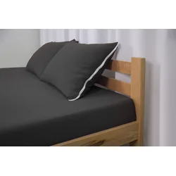 Manjatex Čaršaf sa lastišem, Za dušek od 20cm, 150x200cm, Tamnosivi