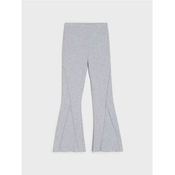Sinsay - Flare pantalone - svetlo siva