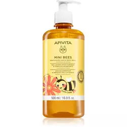 Apivita Mini Bees Nežni šampon za kosu i krema za kupanje, 500 ml