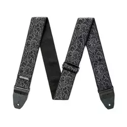 Jim Dunlop D67-14 Jacquard Black Thistle Strap