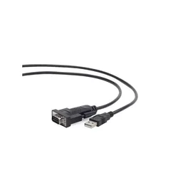 UAS-DB9M-02 Gembird USB to DB9M serial port converter kabl black 1.5m