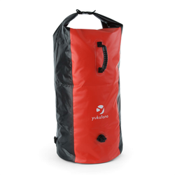 Yukatana Quintoni 100, Črno rdeča Treking ladijska vreča, športna torba 100 litrska, nepremočljiva (FIT25-Quintono 100)