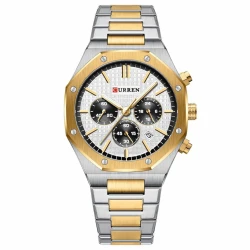 Moška ročna ura Curren Royal Gold/White