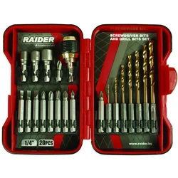 Raider Set burgija i bitova, 5 komada