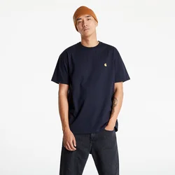 Carhartt WIP Chase moška majica dark navy / gold