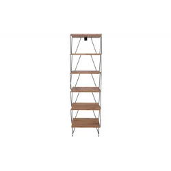 Hanah Home Balaban Pine Polica za knjige 48x165x31cm, Braon