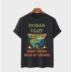 MAFIMI Majica Dobar Ulov, Crna