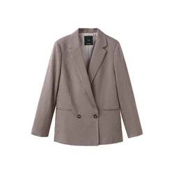 MANGO Blazer CHARLOTT  bež / bordo / črna