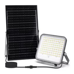 Aigostar - LED prigušiva solarni reflektor LED/150W/3,4V IP66 + daljinski upravljač