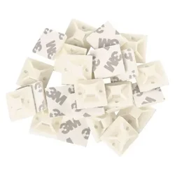 Emos a2832 Podloga smolepljiva za vezice i kablove 20x20mm bela 3m 25/1 ( 3828 )