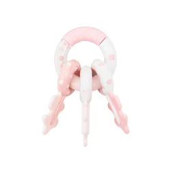 Kikka Boo Silikonska glodalica Keys ring Pink