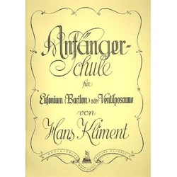 KLIMENT H.:ANFANGER SCHULE FUR BARITON