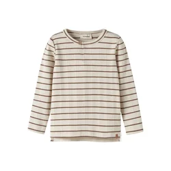 LilAtelier Majica NMMKABY rjava/off-bela