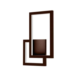 LED zidna svetiljka LED/20W/230V 3000K braon